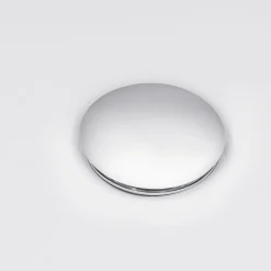 Ruvati Umbrella Style Push Pop-up Drain for Bathroom Sinks without Overflow in Chrome Finish