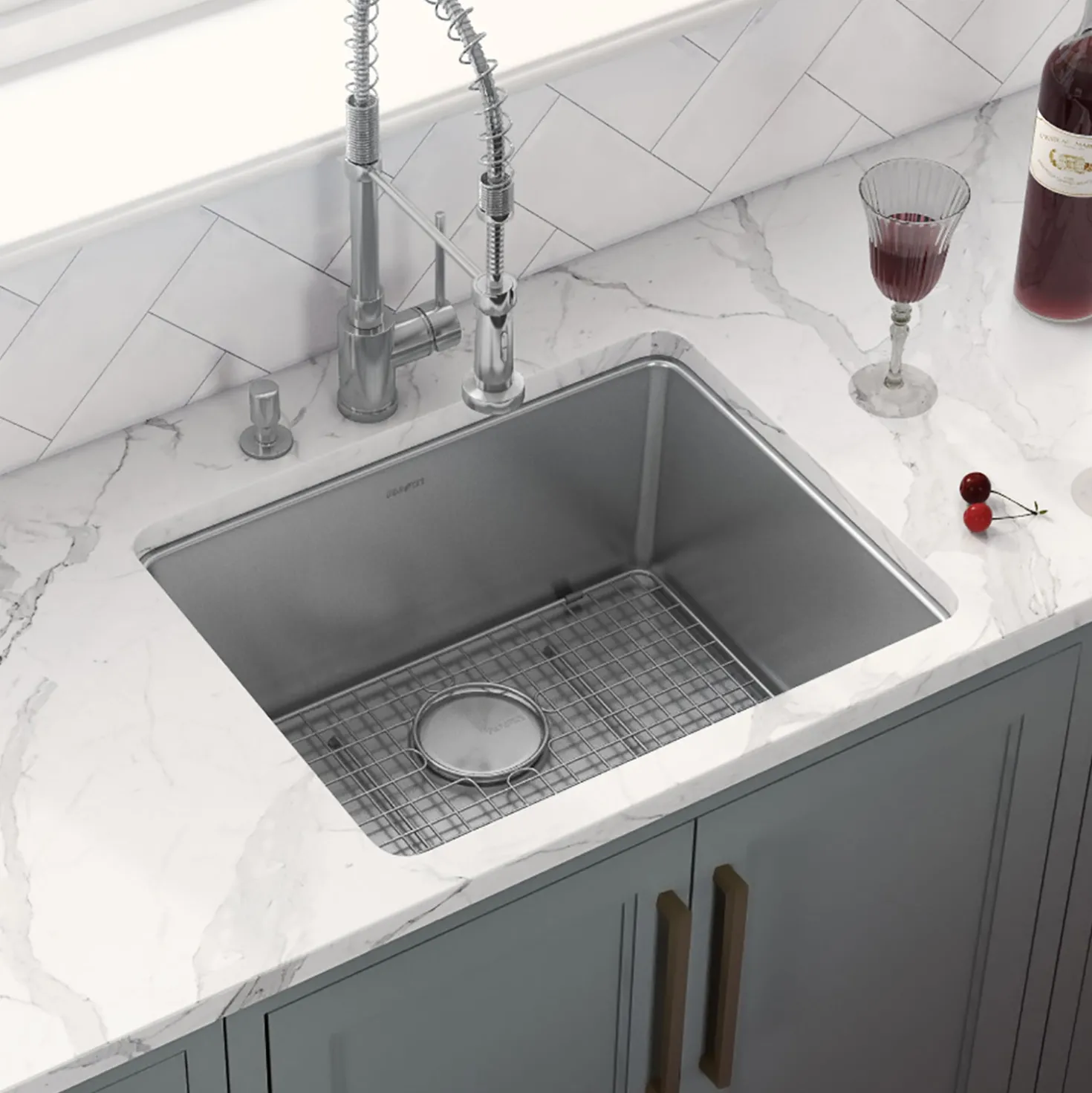 Ruvati 18" Undermount Bar Prep 16 Gauge Stainless Steel Kitchen Sink