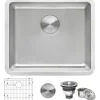 Ruvati 20" Undermount Bar Prep 16 Gauge Stainless Steel Kitchen Sink