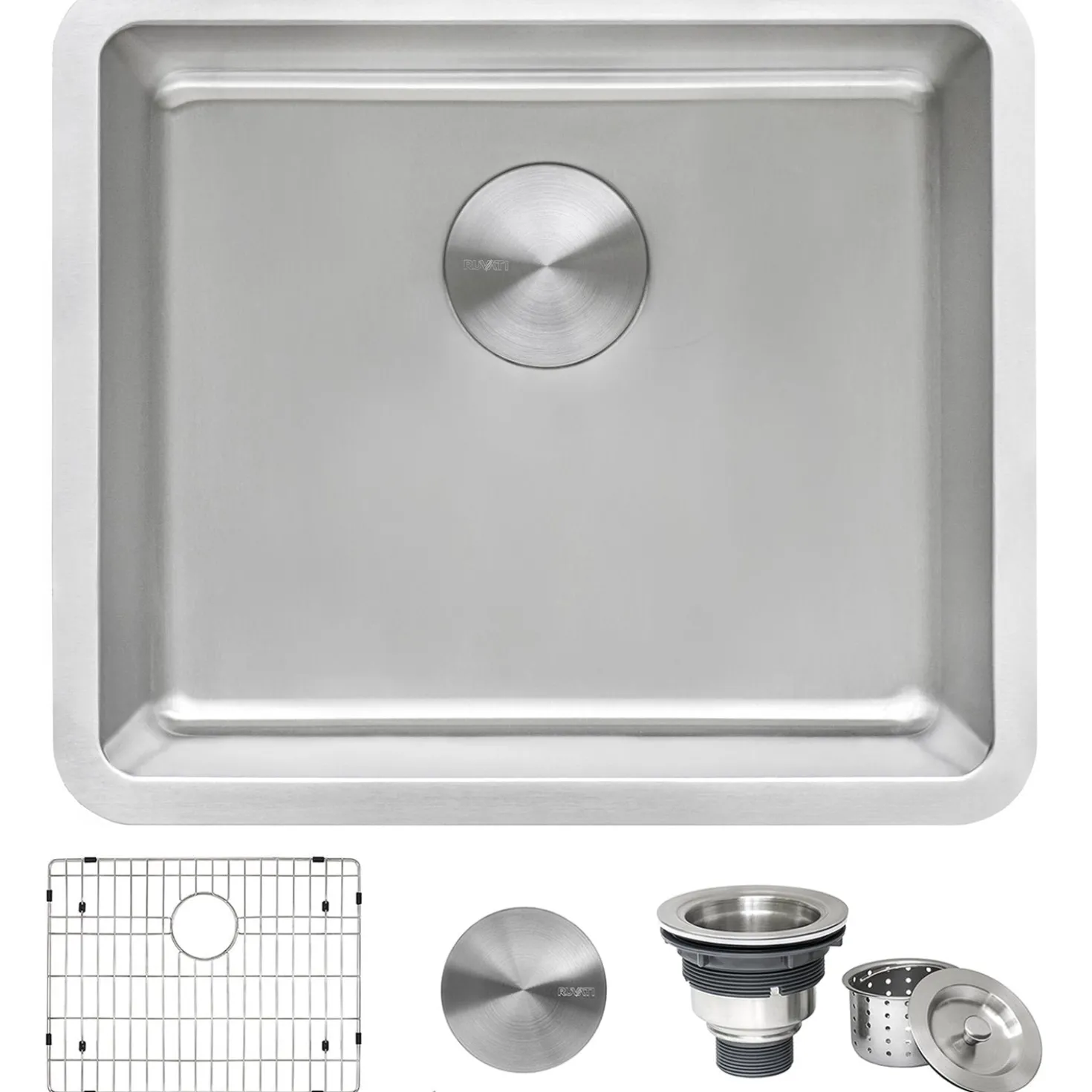 Ruvati 20" Undermount Bar Prep 16 Gauge Stainless Steel Kitchen Sink
