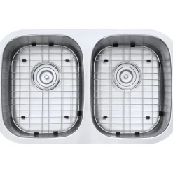 Ruvati 29" Undermount 50/50 Double Bowl 16 Gauge Stainless Steel Kitchen Sink