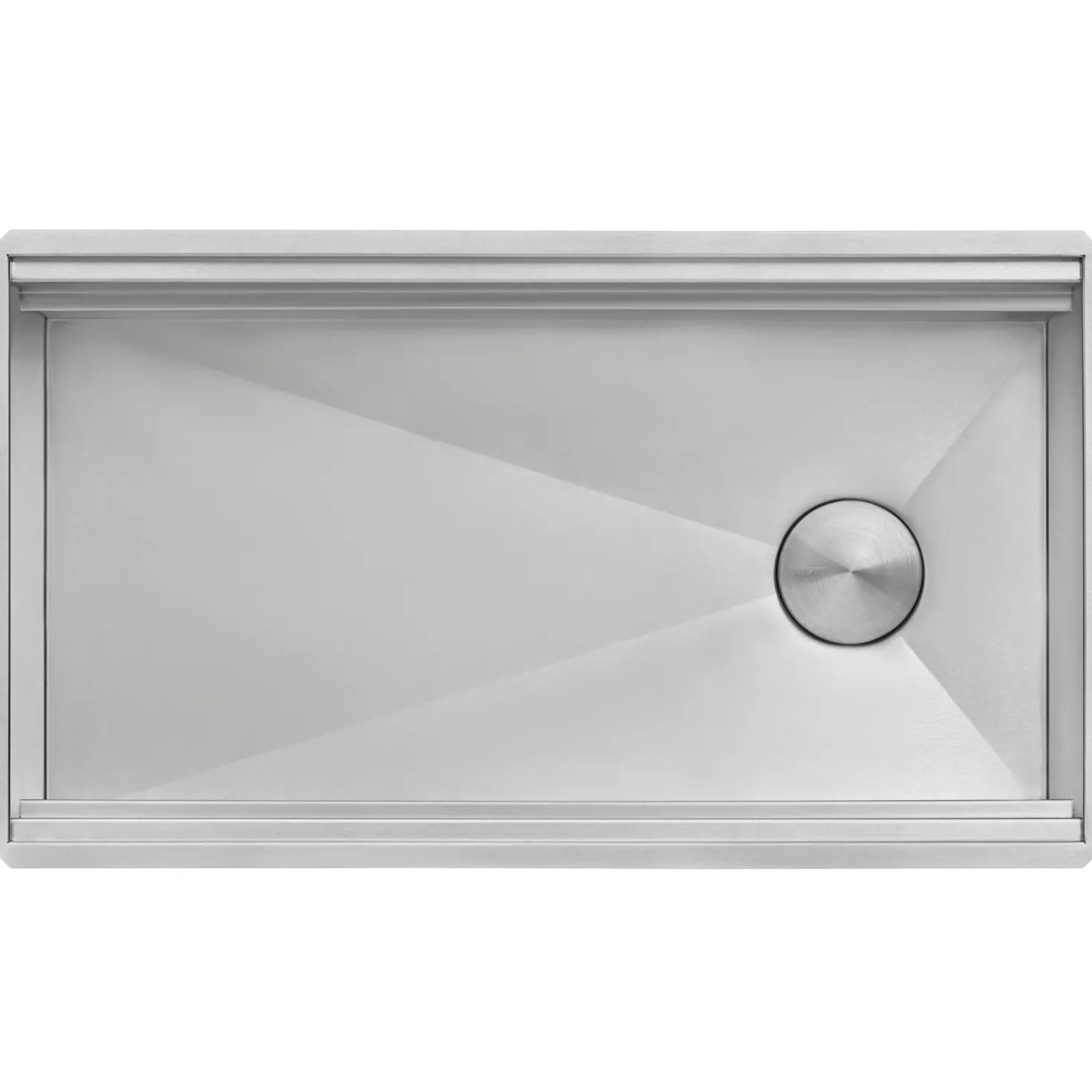 Ruvati 33" Undermount Dual-Tier Workstation Kitchen Sink