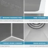 Ruvati 15" Undermount 16 Gauge Bar Prep Sink