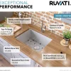 Ruvati 23" Undermount 16 Gauge Single Bowl Kitchen Sink
