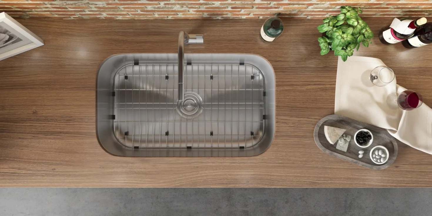 Ruvati 32" Undermount 16 Gauge Stainless Steel Single Bowl Kitchen Sink