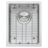 Ruvati 14" Undermount 16 Gauge Tight Radius Stainless Steel Single Bowl Bar Prep Sink