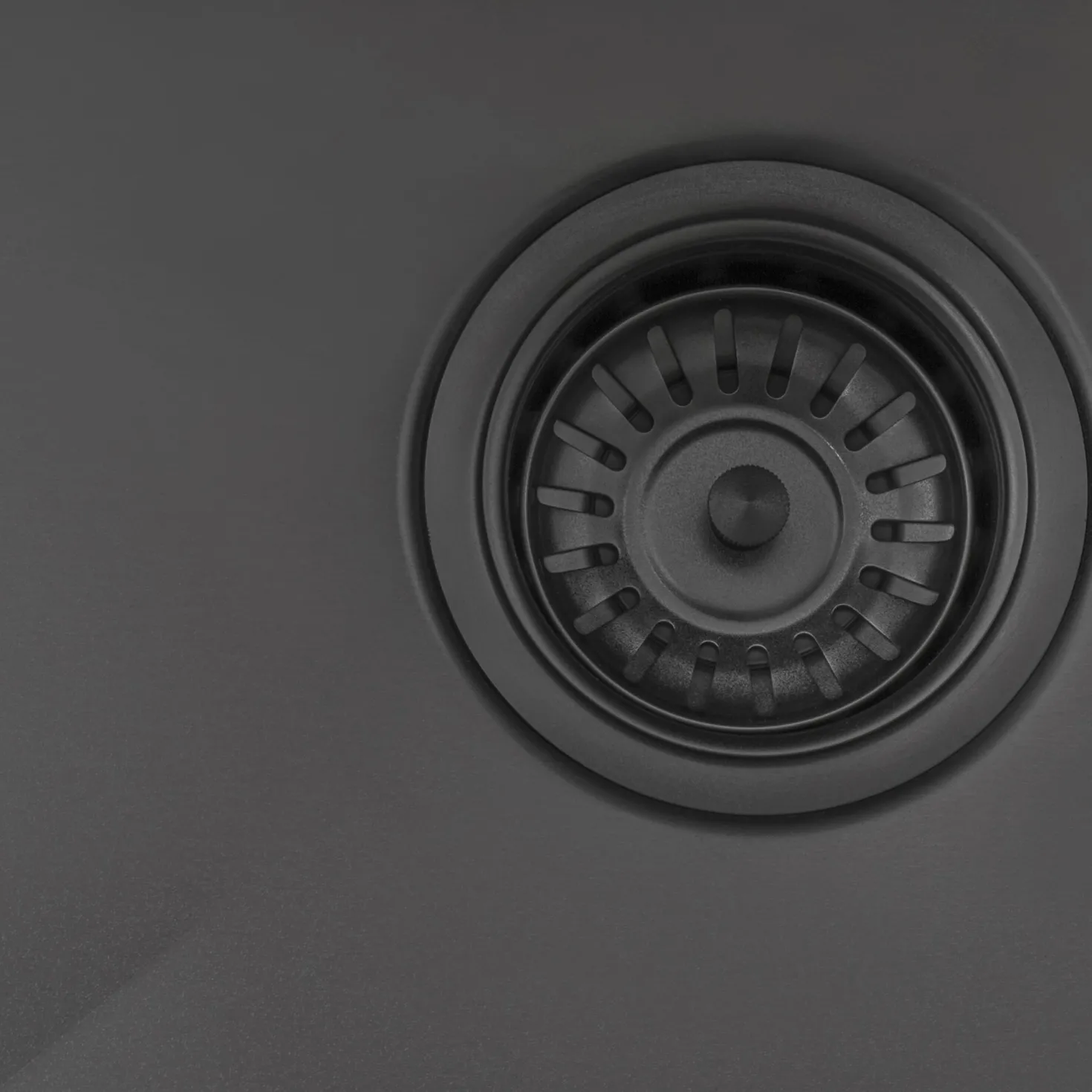 Ruvati 33" Undermount Gunmetal 16 Gauge Stainless Steel Kitchen Sink