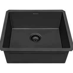 Ruvati 21" Undermount Kitchen Sink in 16 Gauge Gunmetal