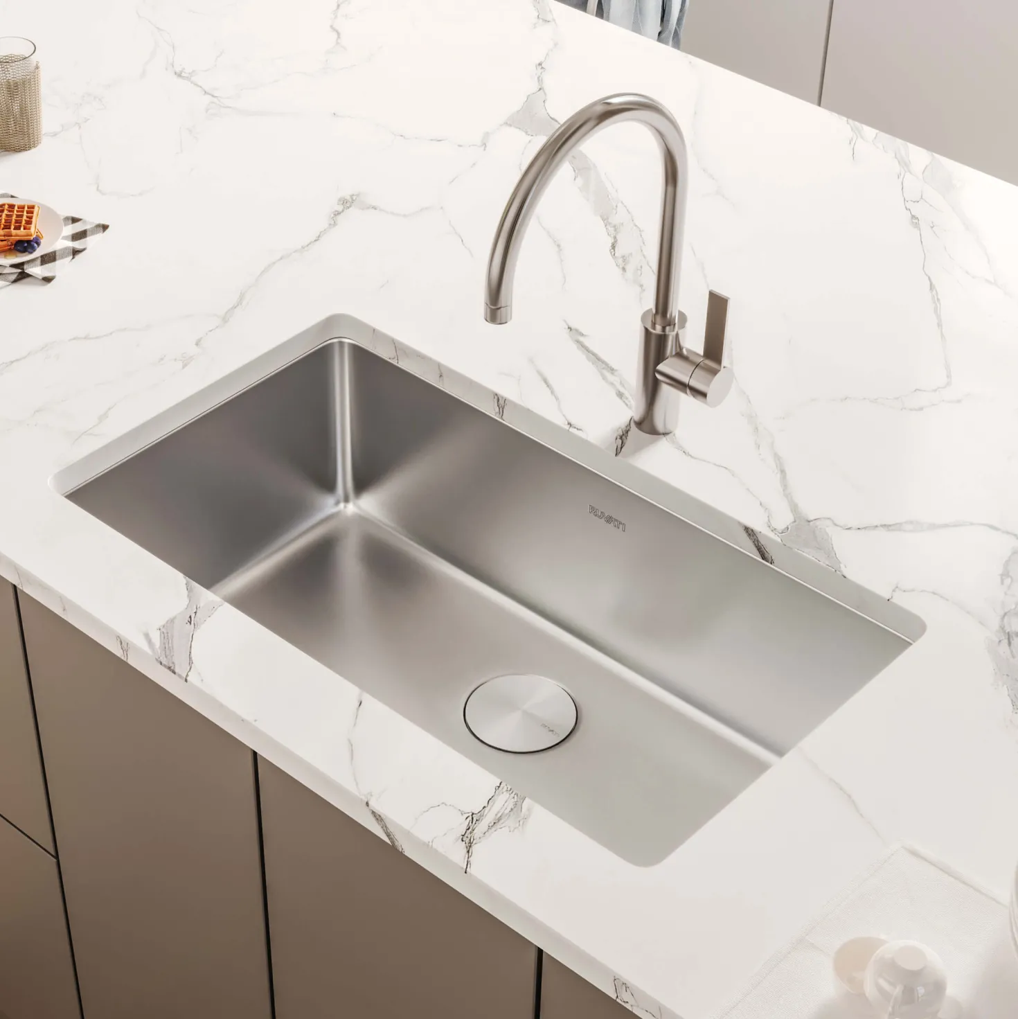 Ruvati 27" Undermount Stainless Steel Kitchen Sink