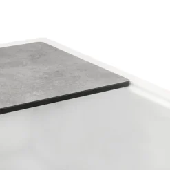Ruvati 33" White Composite Undermount Workstation Sink