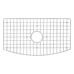 Ruvati 33" White Fireclay Bow-Front Farmhouse Kitchen Sink