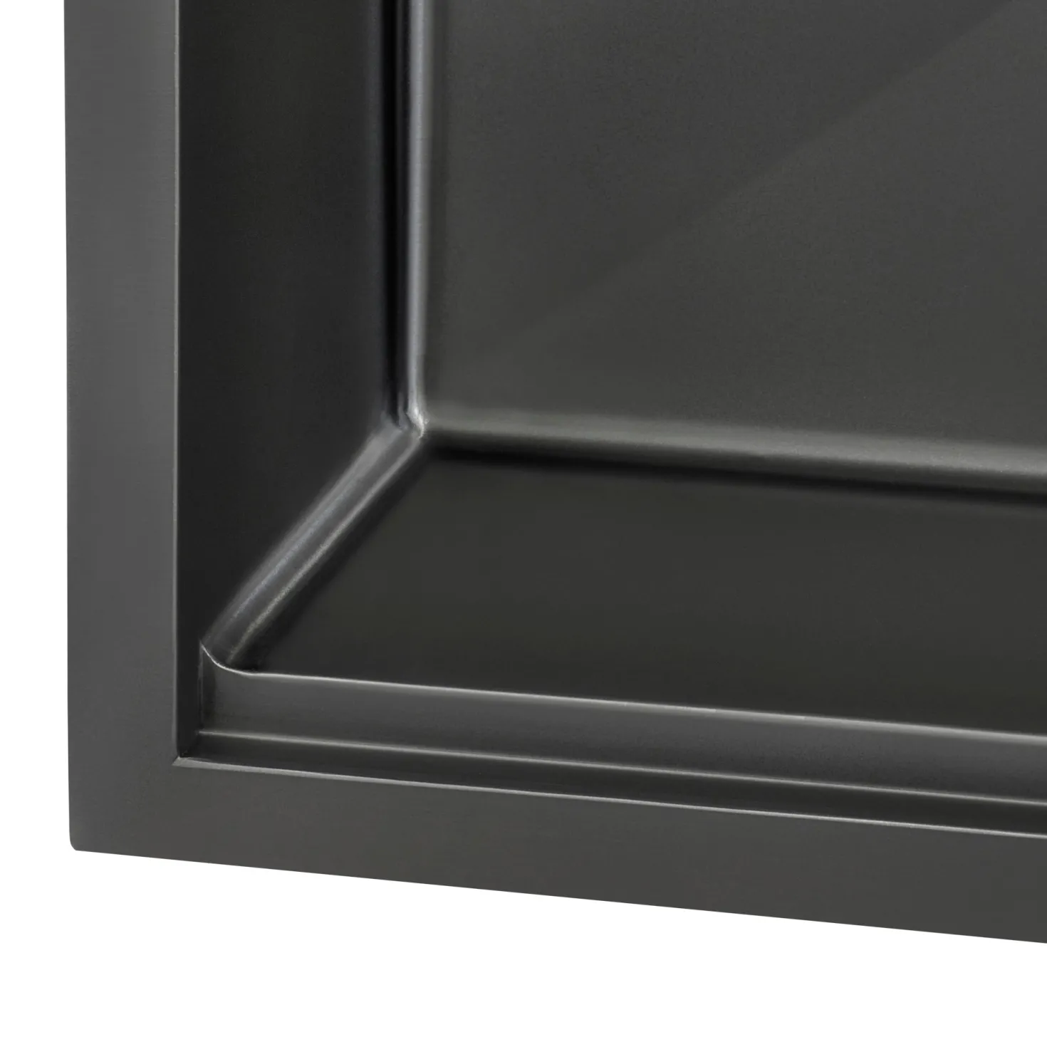 Ruvati 30" Workstation Undermount Gunmetal 16 Gauge Stainless Steel Kitchen Sink