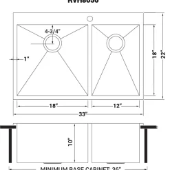 Ruvati 33 x 22