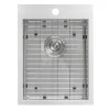 Ruvati 15 x 20" Drop-in Topmount 16 Gauge Stainless Steel Single Bowl Bar Prep Sink