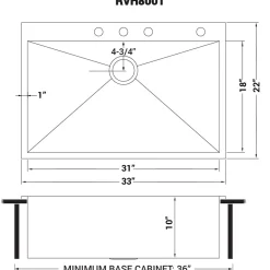 Ruvati 33 x 22