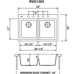 Ruvati 33 x 22