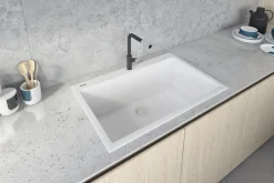 Ruvati 30 x 20" epiGranite Dual-Mount Granite Composite Single Bowl Kitchen Sink