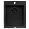 Ruvati 16 x 20" epiGranite Dual-Mount Granite Composite Single Bowl Kitchen Sink