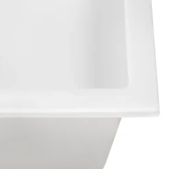 Ruvati 23 x 20" epiGranite Dual-Mount Granite Composite Single Bowl Kitchen Sink