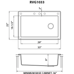 Ruvati 33 x 22