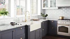 Ruvati 33 x 20" Fireclay Reversible Farmhouse Apron-Front Kitchen Sink Single Bowl