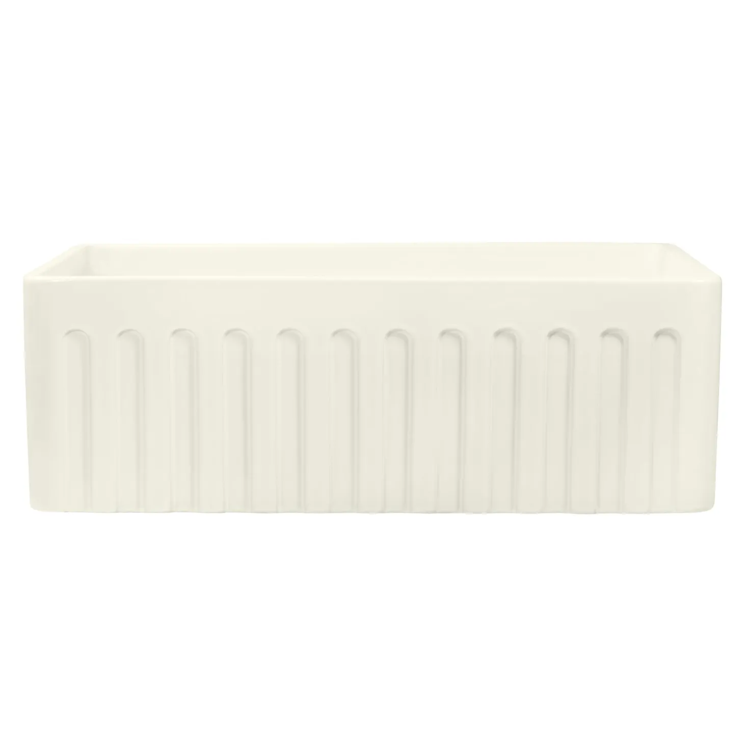 Ruvati 33 x 20" Fireclay Reversible Farmhouse Apron-Front Kitchen Sink Single Bowl