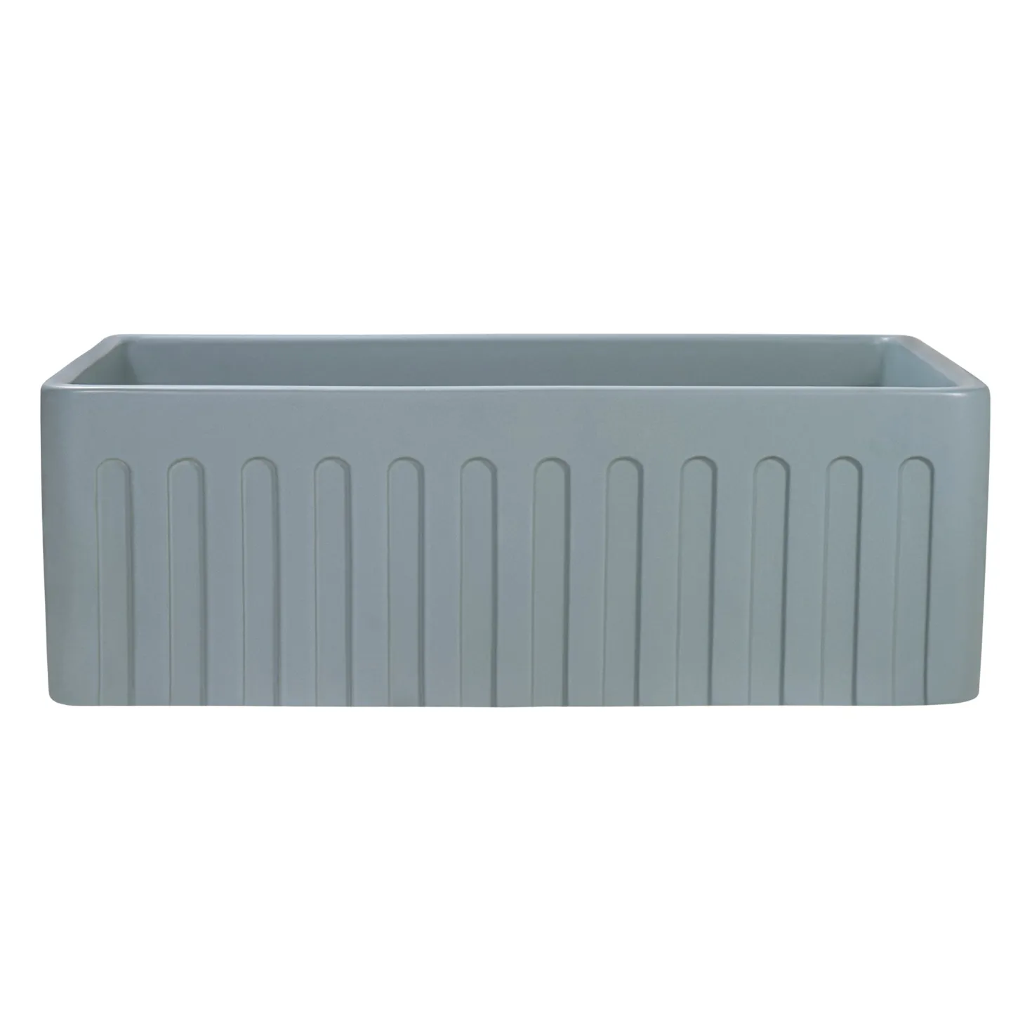 Ruvati 33 x 20" Fireclay Reversible Farmhouse Apron-Front Kitchen Sink Single Bowl