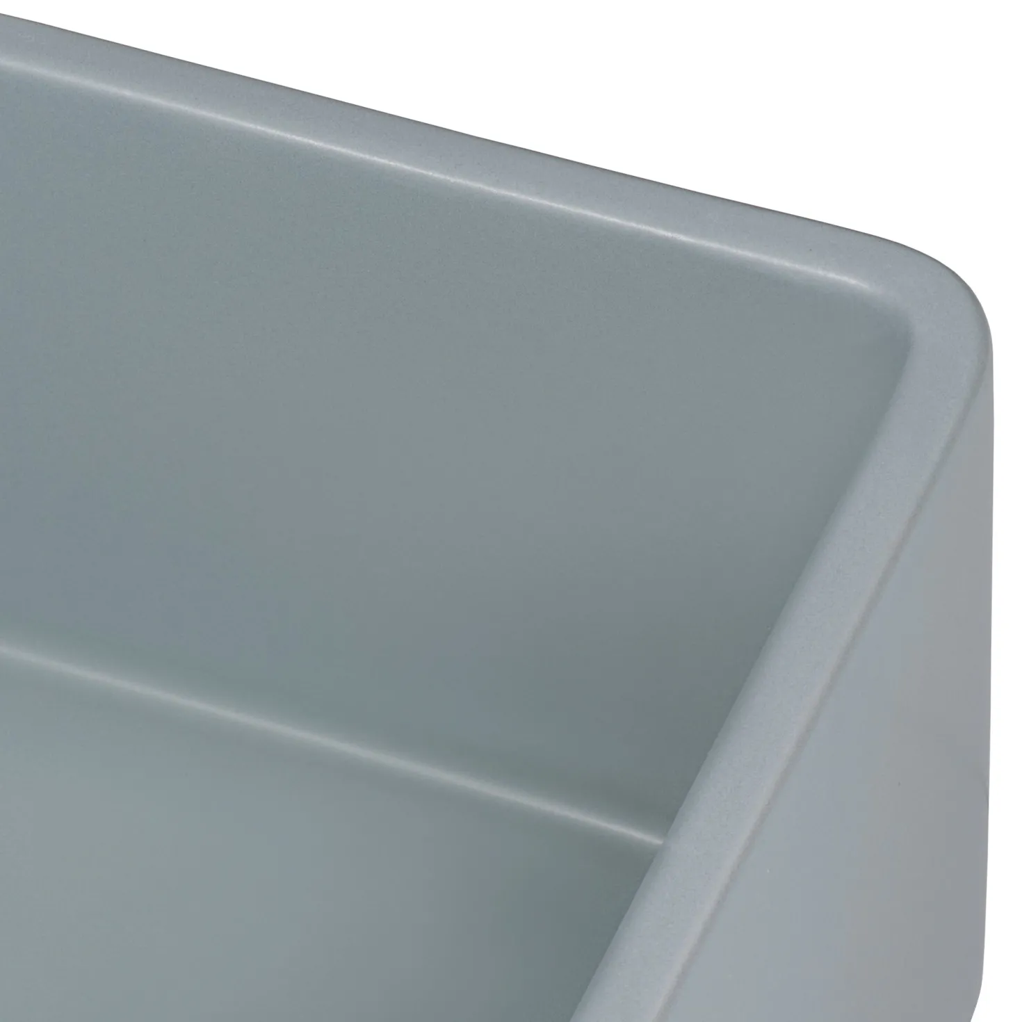 Ruvati 33 x 20" Fireclay Reversible Farmhouse Apron-Front Kitchen Sink Single Bowl