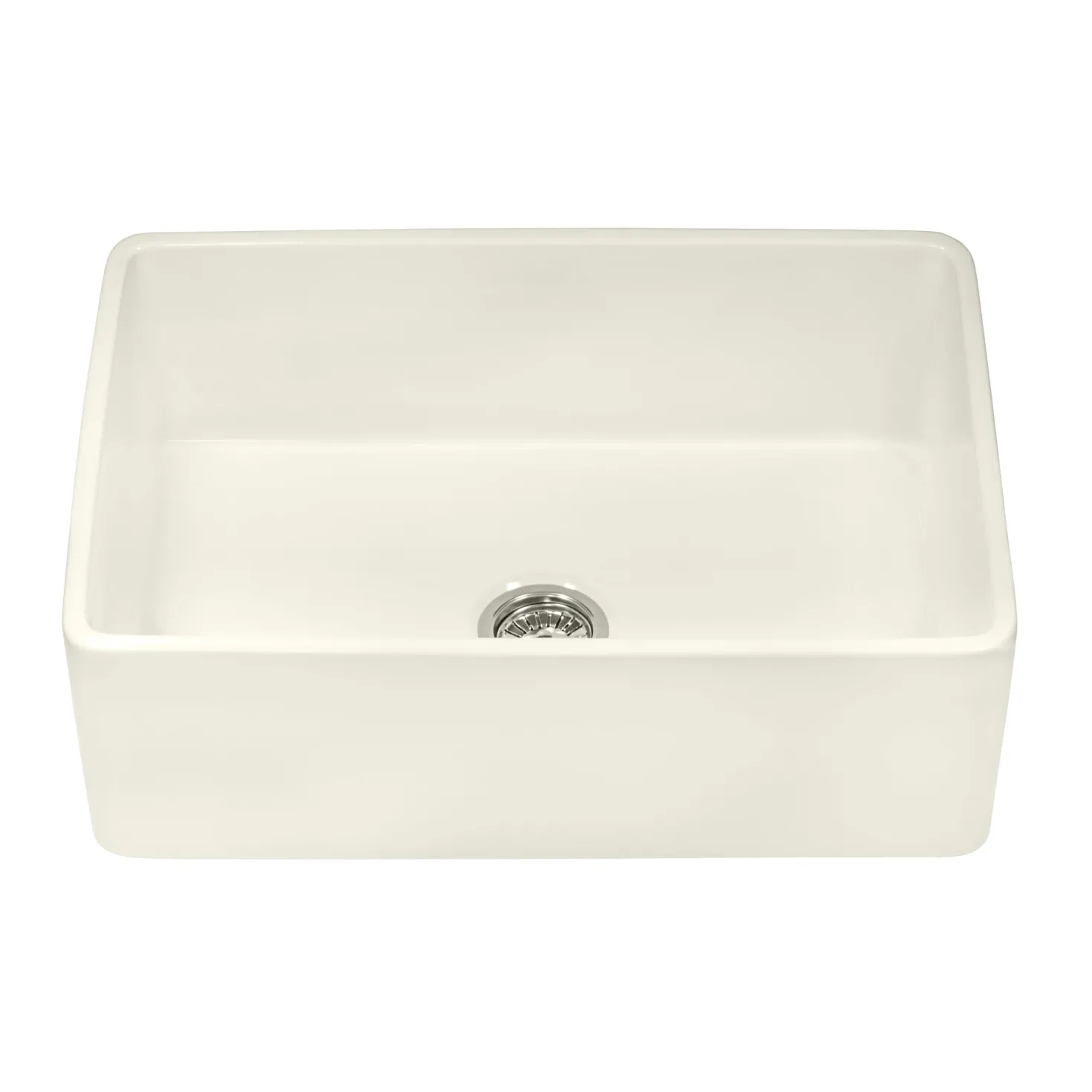 Ruvati 33 x 20" Fireclay Reversible Farmhouse Apron-Front Kitchen Sink Single Bowl