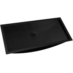 Ruvati 30 x 14" Gunmetal Stainless Steel Undermount Rectangular Bathroom Sink