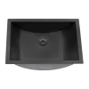 Ruvati 16 x 13" Gunmetal Undermount Bathroom Sink Stainless Steel