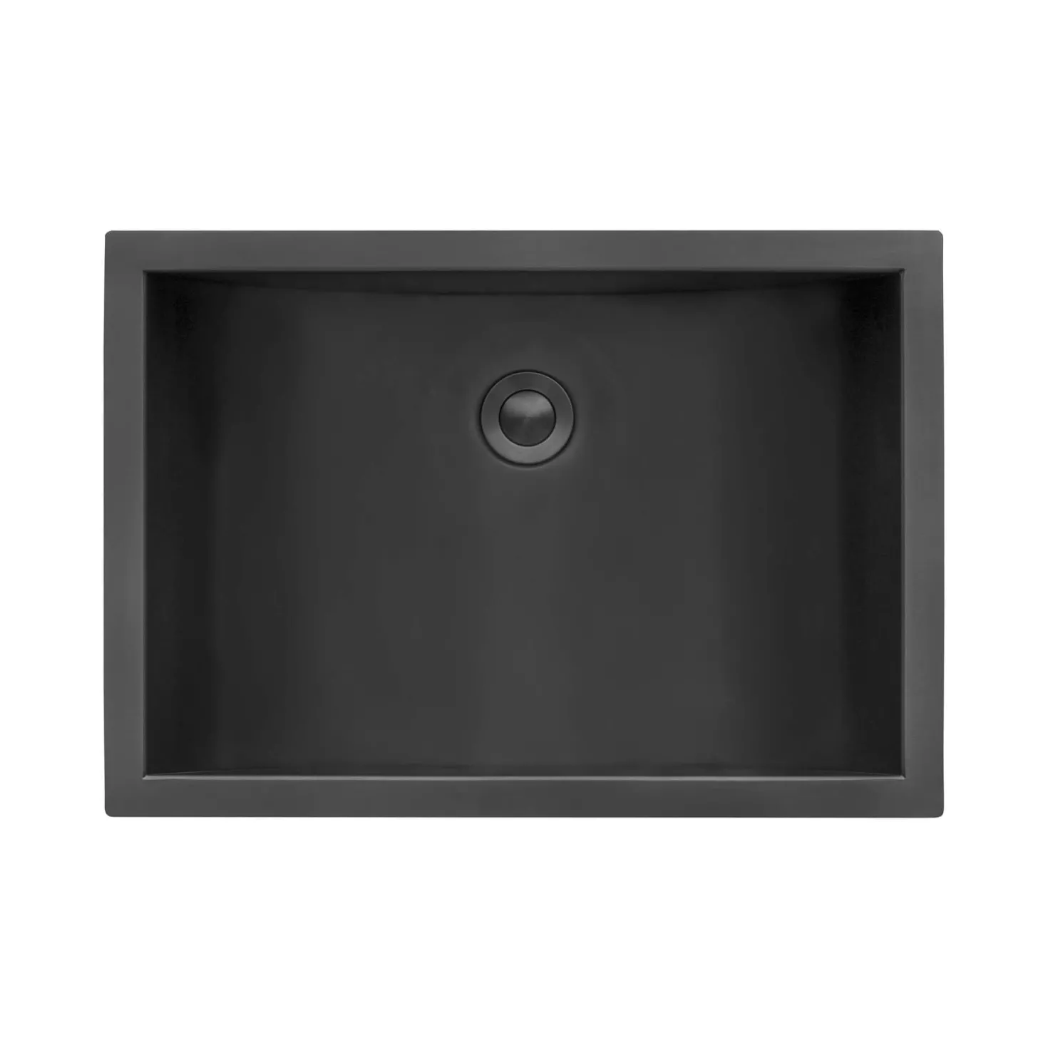 Ruvati 16 x 13" Gunmetal Undermount Bathroom Sink Stainless Steel