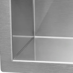Ruvati 23" x 8" Narrow Trough Undermount 16 Gauge Stainless Steel Single Bowl Bar Prep Sink