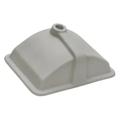 Ruvati 18.5" x 12" Rectangular Undermount Bathroom Sink in White