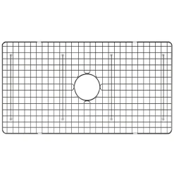 Ruvati 30" x 17" Stainless Steel Bottom Grid for RVL2300WH Fireclay Kitchen Sink