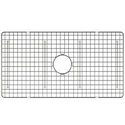 Ruvati 30" x 17" Stainless Steel Bottom Grid for RVL2300WH Fireclay Kitchen Sink