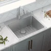 Ruvati 23" x 20" Topmount 16 Gauge Stainless Steel Kitchen Sink
