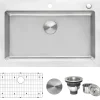 Ruvati 33" x 22" Topmount 16 Gauge Stainless Steel Kitchen Sink