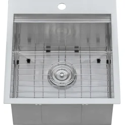 Ruvati 21" x 20" Topmount Laundry Utility Workstation Sink | 12" Deep