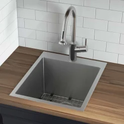 Ruvati 18" x 22" Topmount Laundry Utility Sink | 12" Deep