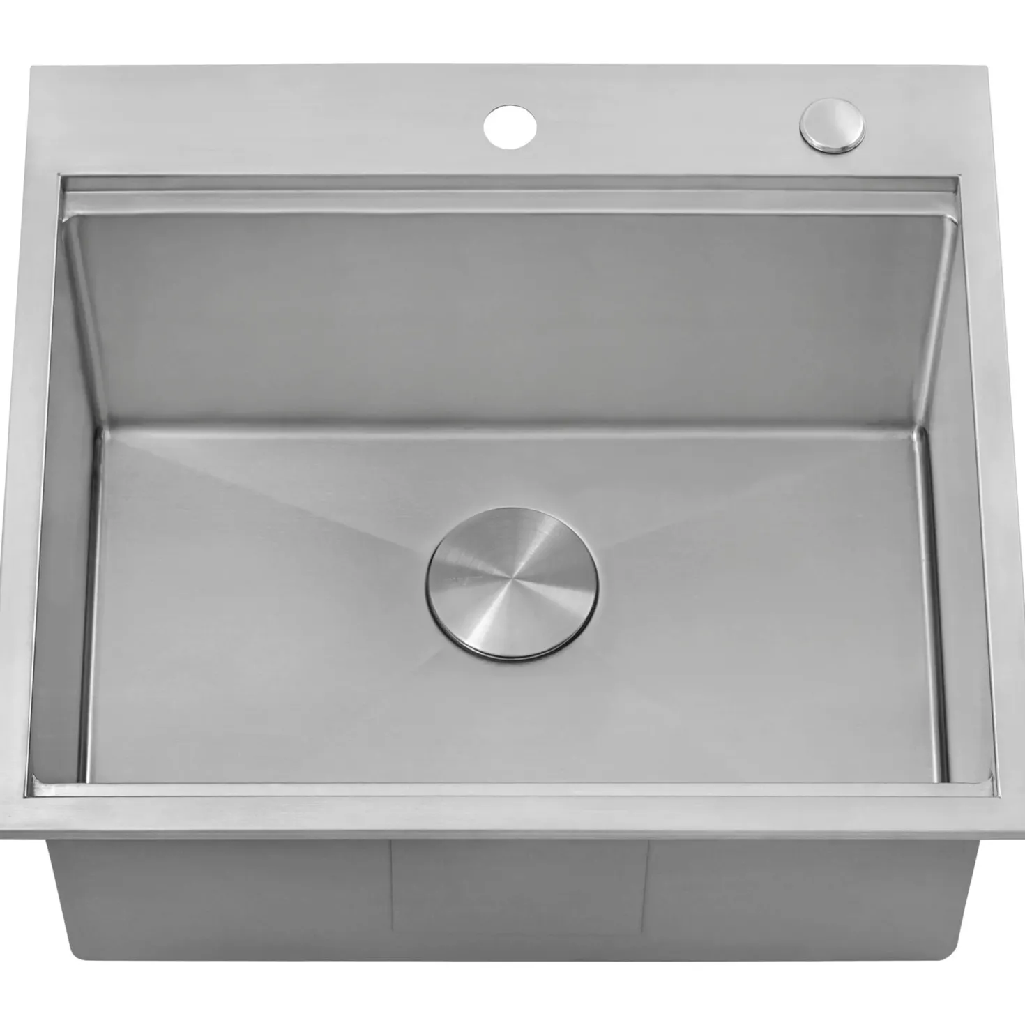 Ruvati 21" x 20" Topmount Laundry Utility Workstation Sink | 12" Deep