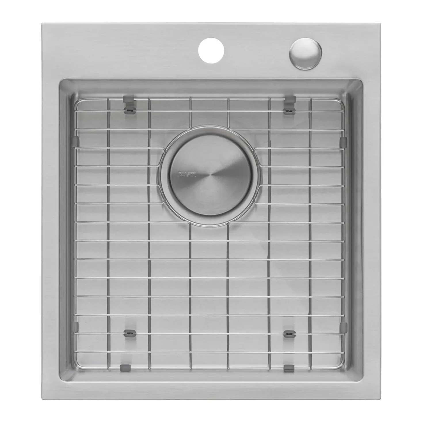 Ruvati 18" x 20" Topmount Prep Sink in 16 Gauge Stainless