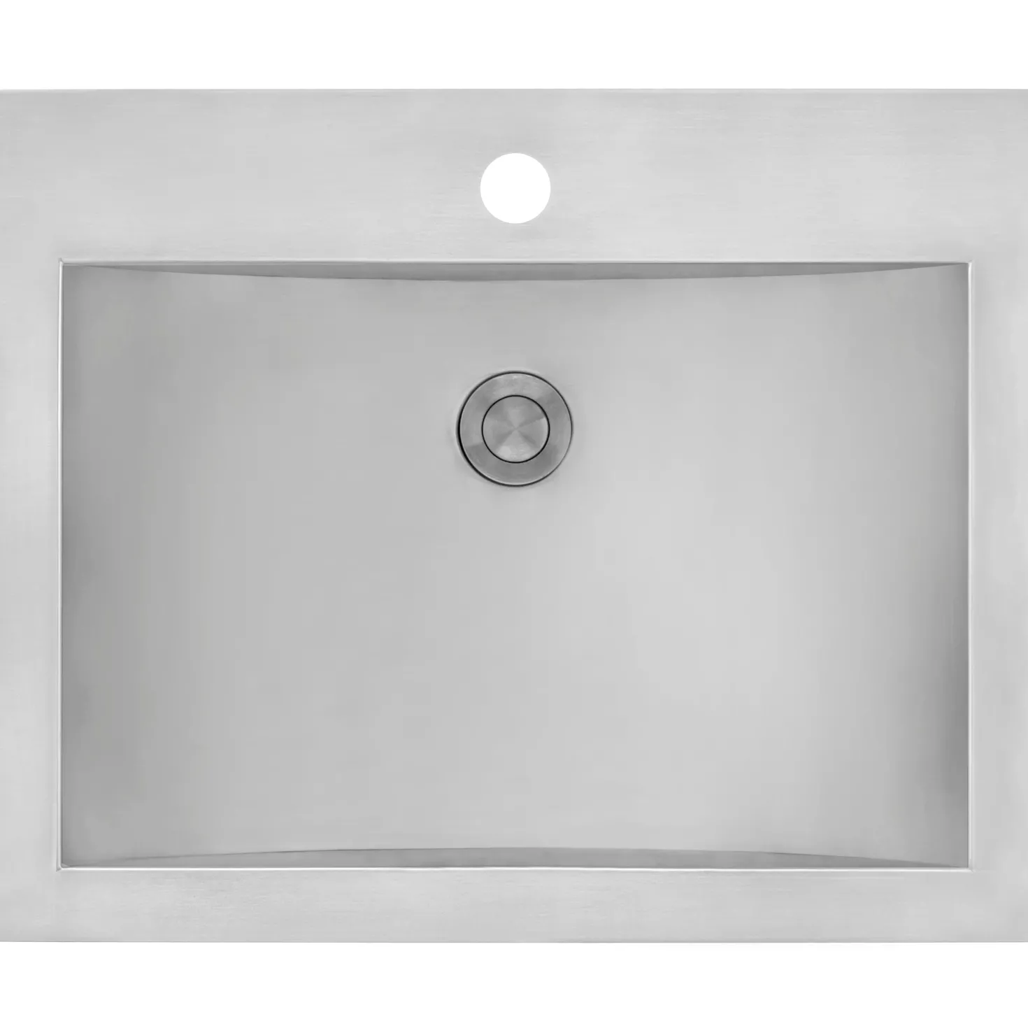Ruvati 21" x 17" Topmount Stainless Steel Bathroom Sink