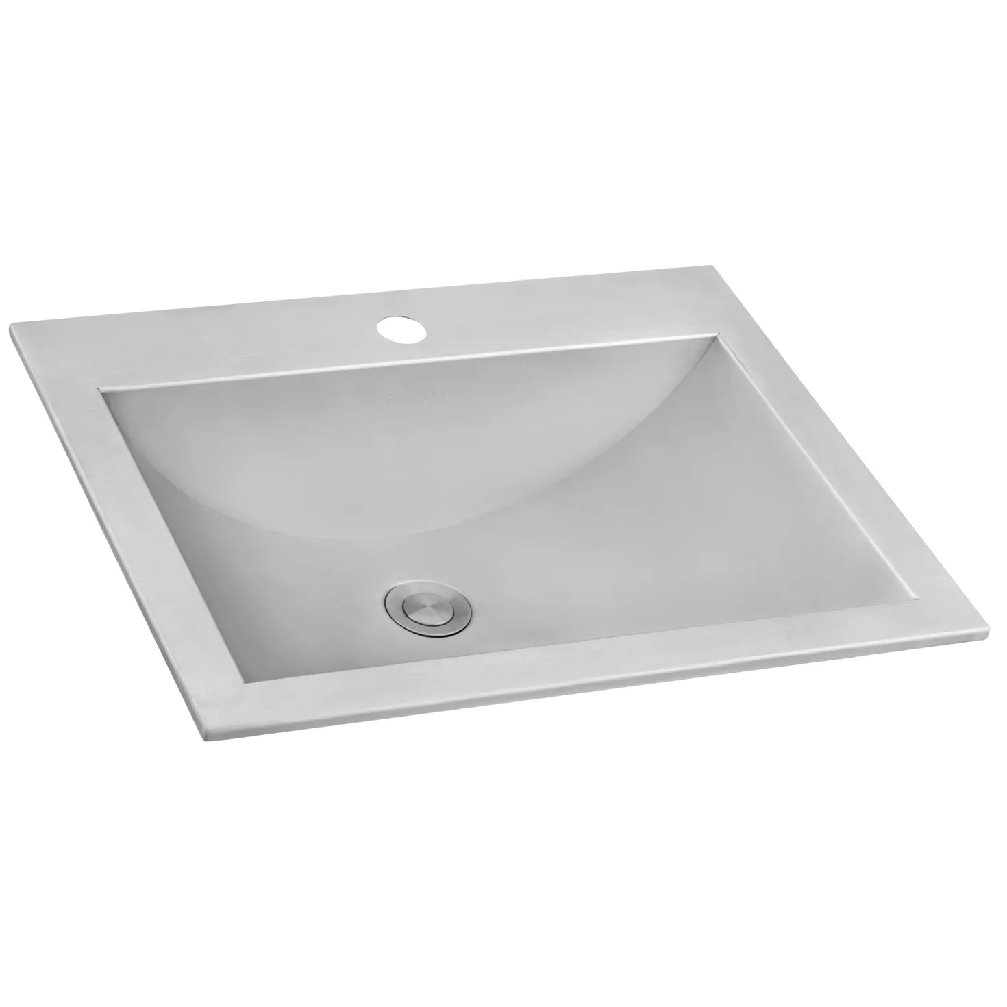 Ruvati 21" x 17" Topmount Stainless Steel Bathroom Sink
