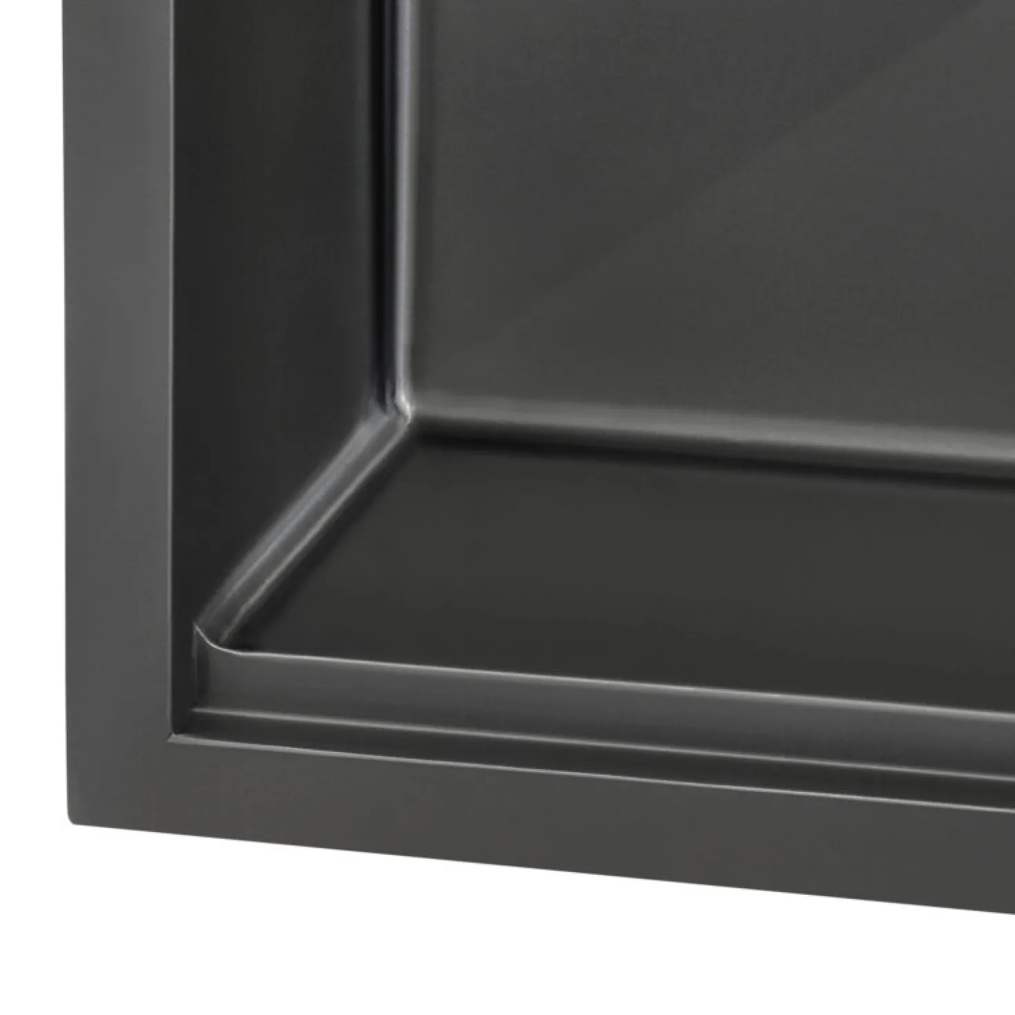 Ruvati 33" x 22" Topmount Workstation Gunmetal Stainless Kitchen Sink