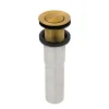 Ruvati 20" x 14" Undermount Brushed Gold Rectangular Stainless Steel Bathroom Sink