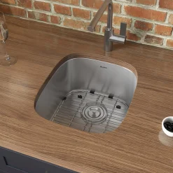 Ruvati 15 x 18" Undermount 16 Gauge Stainless Steel Bar Prep Sink