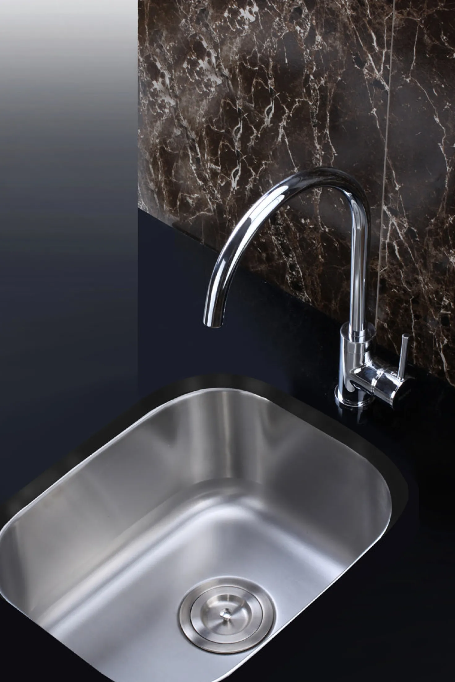 Ruvati 15 x 18" Undermount 16 Gauge Stainless Steel Bar Prep Sink