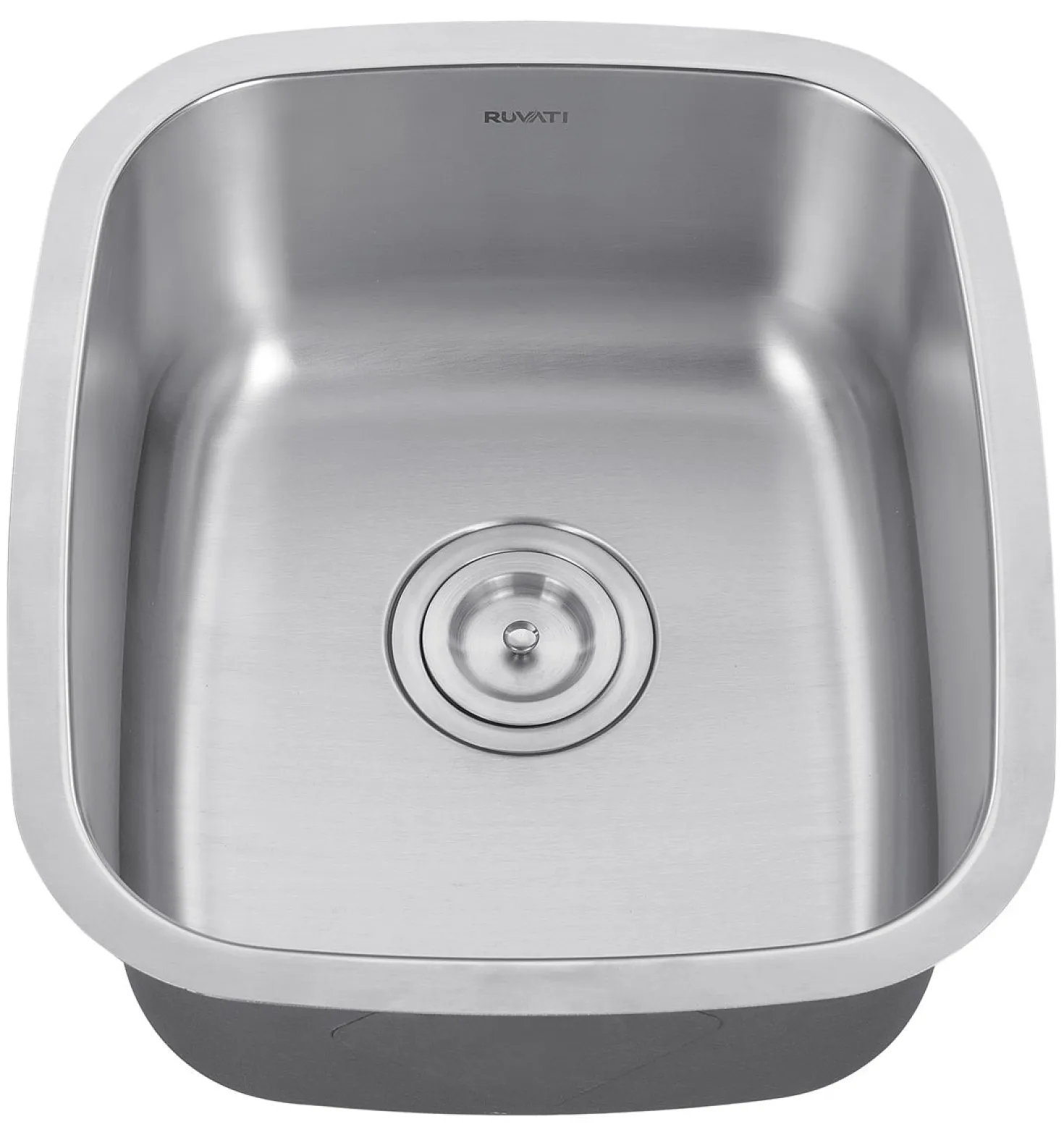 Ruvati 15 x 18" Undermount 16 Gauge Stainless Steel Bar Prep Sink