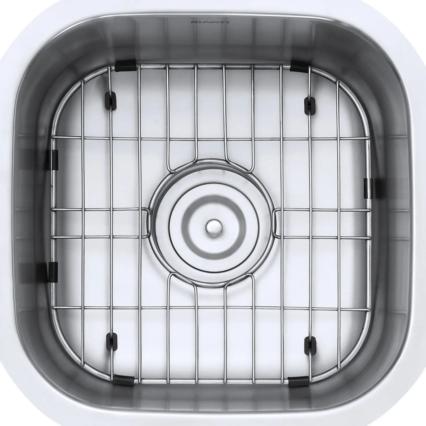 Ruvati 16 x 16" Undermount 16 Gauge Stainless Steel Bar Prep Sink